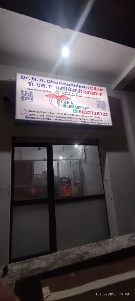 Global Wellness Skyline Clinic – Nighttime View
