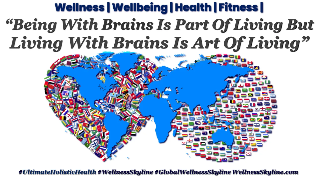 WellnessSkyline homepage template featuring the quote by Dr. N. A. Dharmadhikari on the science of wellness and holistic health