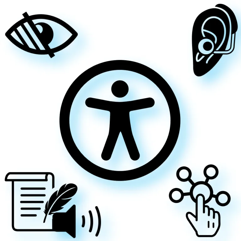 Accessibility features for differently-abled users